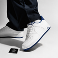Air force 1 White deep royal blue