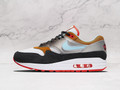 Nike Air Max 1 'Graffiti Logo' – White Mesh Upper with Graffiti-Style Branding on Heel