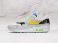 Nike Air Max 1 'Daisy' – White Mesh Upper with Yellow Swoosh and Daisy Heel Detailing
