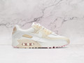 Nike Air Max 90 Light Orewood Brown medial angle, featuring brown Swoosh branding, TPU eyelets, and visible Air Max cushioning for all-day support