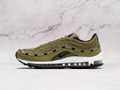 Air Max 97 UNDEFEATED Black Militia Green side profile, featuring a black and military green upper with reflective elements and unique UNDEFEATED branding for a bold, street-ready style