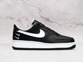 Nike Air Force 1 LV8 'Dual Swoosh' Black White – Black Leather Upper with Overlapping White Swooshes Nike Air Force 1 LV8 'Dual Swoosh' Black White – Black Leather Upper with Overlapping White Swooshes