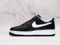 Nike Air Force 1 LV8 'Dual Swoosh' Black White – Black Leather with Overlapping White Swooshes Nike Air Force 1 LV8 'Dual Swoosh' Black White – Black Leather with Overlapping White Swooshes