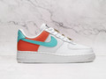 Nike Air Force 1 '07 SE 'Basketball Pins' – White Leather Upper with Light Aqua Swoosh and Cosmic Clay Overlays Nike Air Force 1 '07 SE 'Basketball Pins' – White Leather Upper with Light Aqua Swoosh and Cosmic Clay Overlays