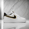Air force 1 Lv8 Double swoosh White metallic gold