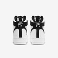 Air force 1 High White black Pebbled leather