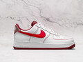 Nike Air Force 1 Contrast First Use 'White University Red' – White Leather with Bold University Red Accents Nike Air Force 1 Contrast First Use 'White University Red' – White Leather with Bold University Red Accents