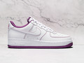 Nike Air Force 1 Low 'Contrast Stitch – White Viotech' – White Leather with Purple Stitching Nike Air Force 1 Low 'Contrast Stitch – White Viotech' – White Leather with Purple Stitching