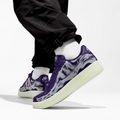 Air Force 1 Purple Skeleton Halloween