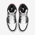 Air jordan 1 Mid Black noble red