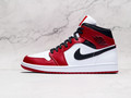 Air Jordan 1 Mid Chicago 2020 – White Leather Upper with Gym Red Overlays