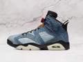 Air Jordan 6 Retro 'Washed Denim' – Denim Upper with Sail and Red Accents