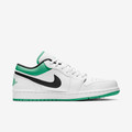Air Jordan 1 Low White lucky Green black