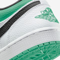 Air Jordan 1 Low White lucky Green black