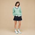 Air Jordan 1 Low White lucky Green black