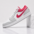 Air jordan 1 low Light smoke grey Red gym