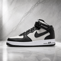 Air force 1 Mid Stussy Light bones black