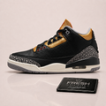 Air Jordan 3 Retro Black Cement Gold