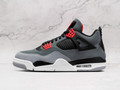 Jordan 4 Retro Infrared – Grey Suede & Infrared Accents