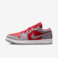 Jordan 1 Low SE Homage Split Gym Red Cement Grey