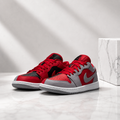 Jordan 1 Low SE Homage Split Gym Red Cement Grey