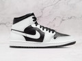 Jordan 1 Mid – Black & White Split Design Jordan 1 Mid – Black & White Split Design