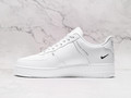 White Nike Air Force 1 Low Sketch medial view with 1982 script White Nike Air Force 1 Low Sketch medial view with 1982 script