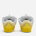LANVIN  White Yellow Curb XL Sneakers