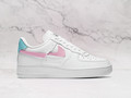 Nike Air Force 1 LXX Vandalized Pink Aqua sneaker with pink Swoosh Nike Air Force 1 LXX Vandalized Pink Aqua sneaker with pink Swoosh