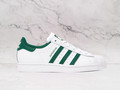 ADIDAS White & Green Superstar Sneakers – Classic & Timeless ADIDAS White & Green Superstar Sneakers – Classic & Timeless
