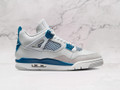 Air Jordan 4 Military Blue – Classic TPU Wings & Mesh Paneling Air Jordan 4 Military Blue – Classic TPU Wings & Mesh Paneling