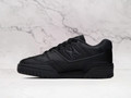 New Balance 550 Triple Black – Close-Up of Minimalist Design New Balance 550 Triple Black – Close-Up of Minimalist Design
