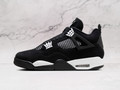 Jordan 4 Retro White Thunder Sneaker - Black and White Colorway Jordan 4 Retro White Thunder Sneaker - Black and White Colorway