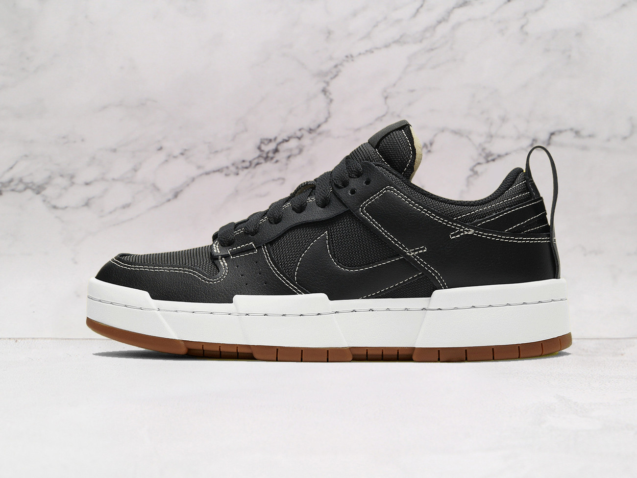 Nike SB Dunk Low Disrupt 'Black Gum' – Black and Gum Women's Sneaker