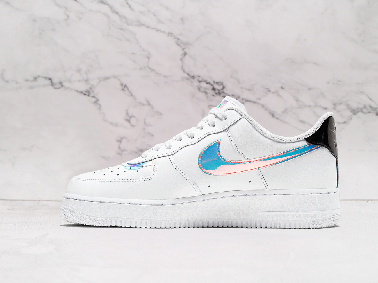 Nike Air Force 1 Low 'Have A Good Game' – Black Nubuck and Grid Leather Design