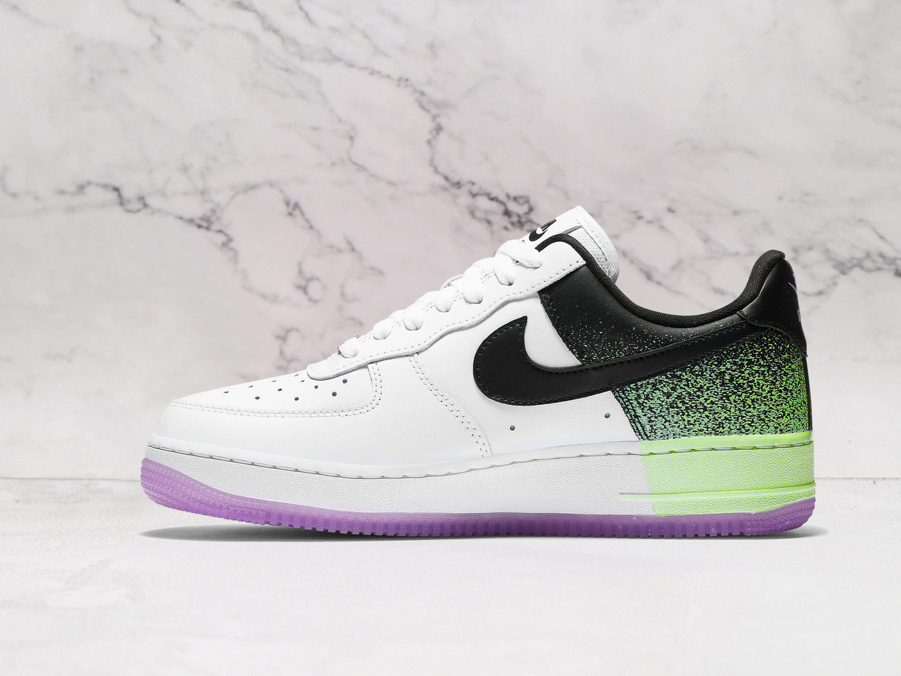 Nike Air Force 1 Low 'Splatter' – White Leather Upper with Multi-Color Paint Splatter Design