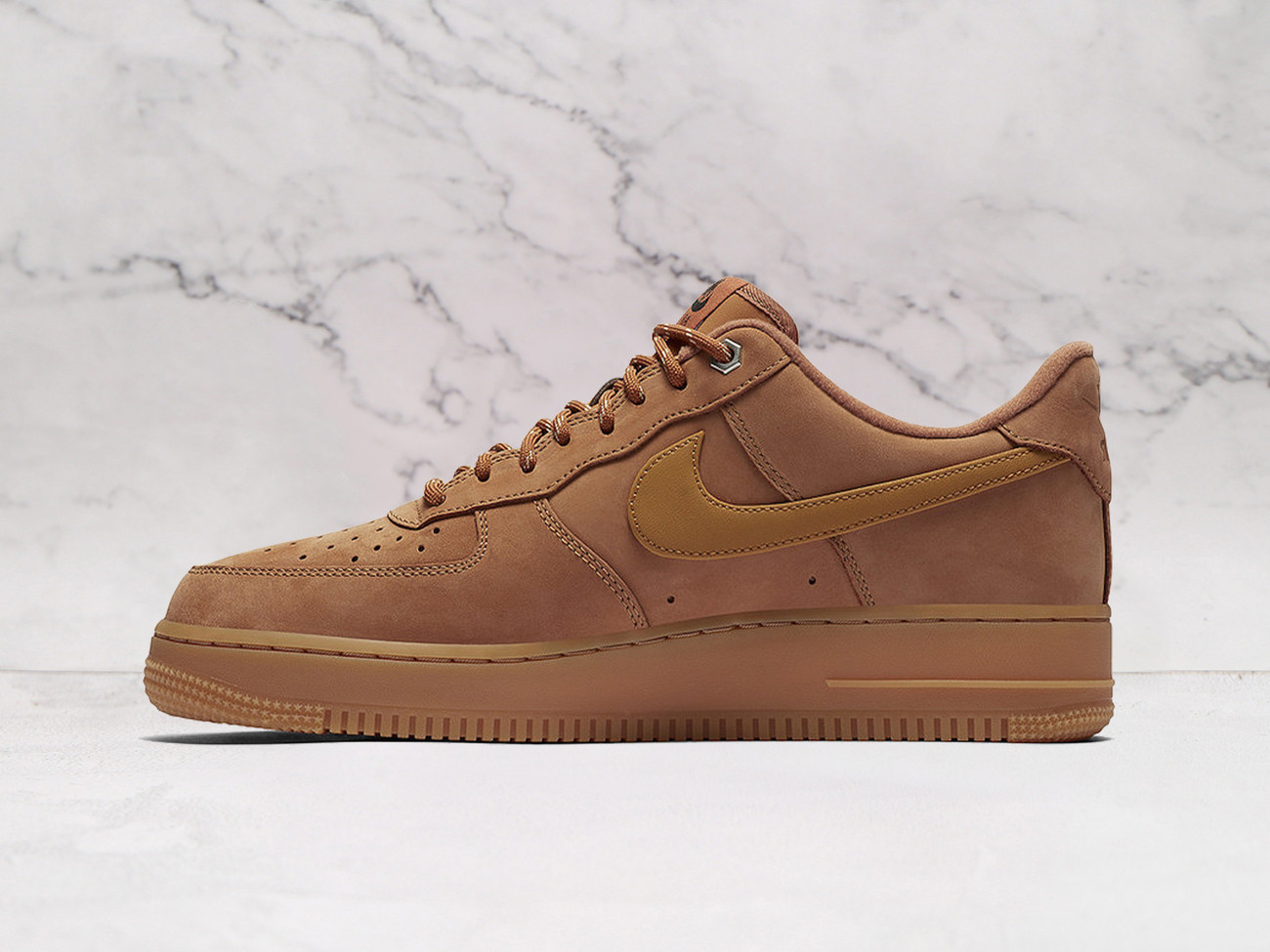 Nike Air Force 1 'Flax' – Rugged Monochromatic Design