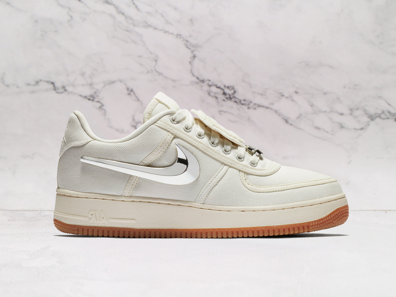 Nike Air Force 1 x Travis Scott 'Sail' – Customizable Icon