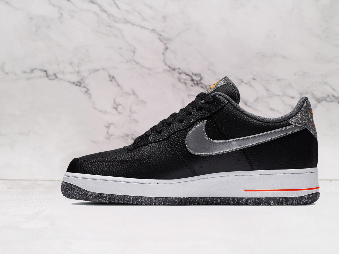 Nike Air Force 1 Crater Grind Black – Premium Black Leather