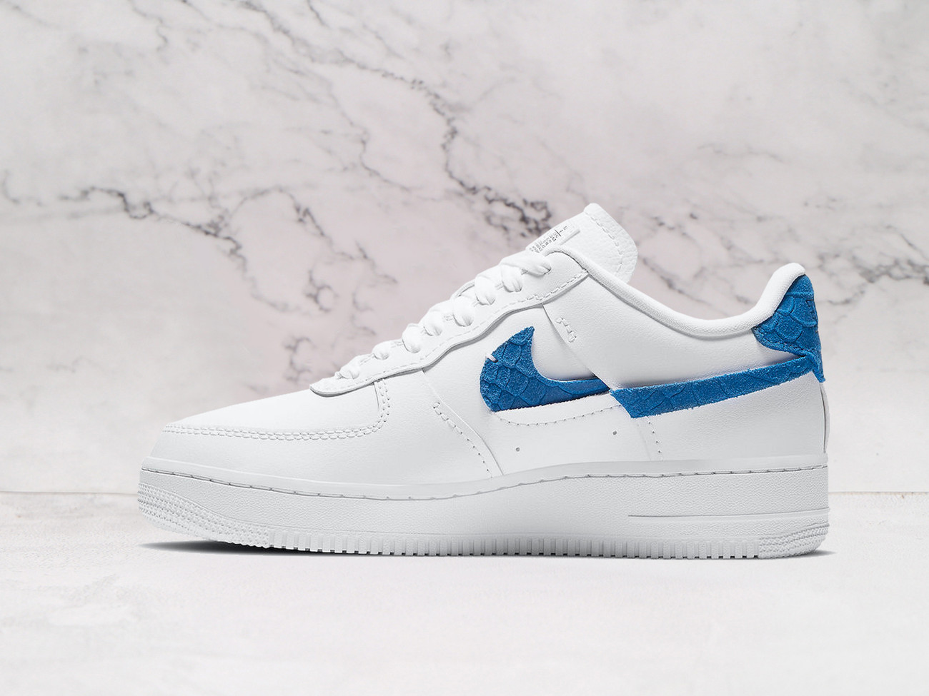 Air Force 1 LXX Vandalized – Snakeskin Swooshes