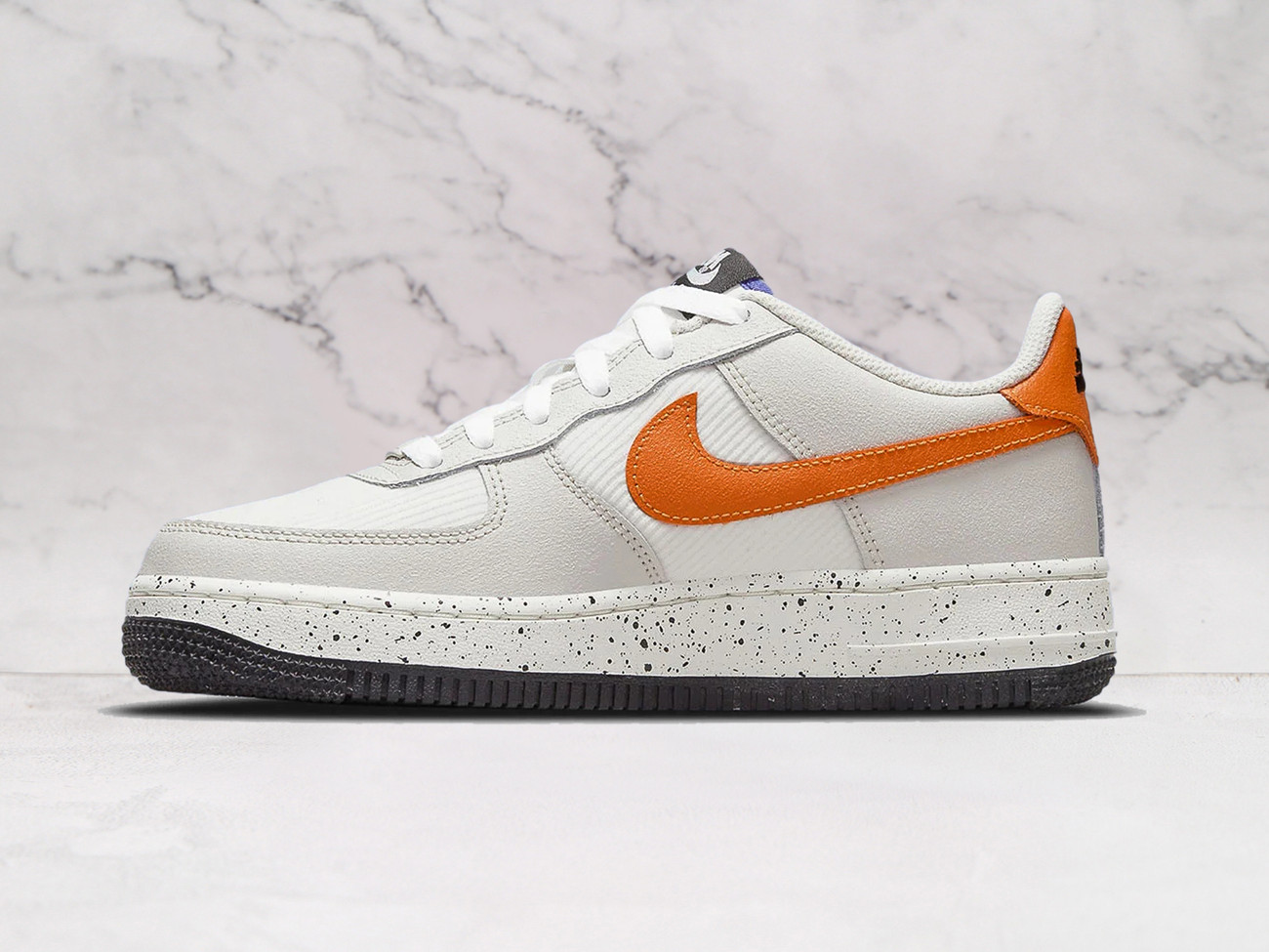 Air Force 1 Light Bone Sail Starfish Orange – Neutral Tones