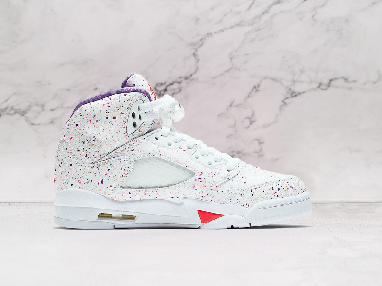 Jordan 5 Easter 2020 – Laser Crimson Accents and Voltage Purple Lining