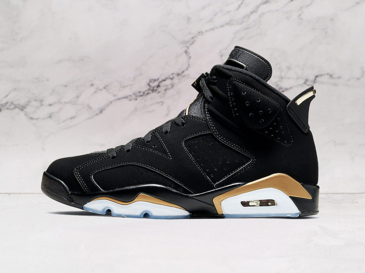 air-jordan-6-dmp-2020-side-black-nubuck-gold