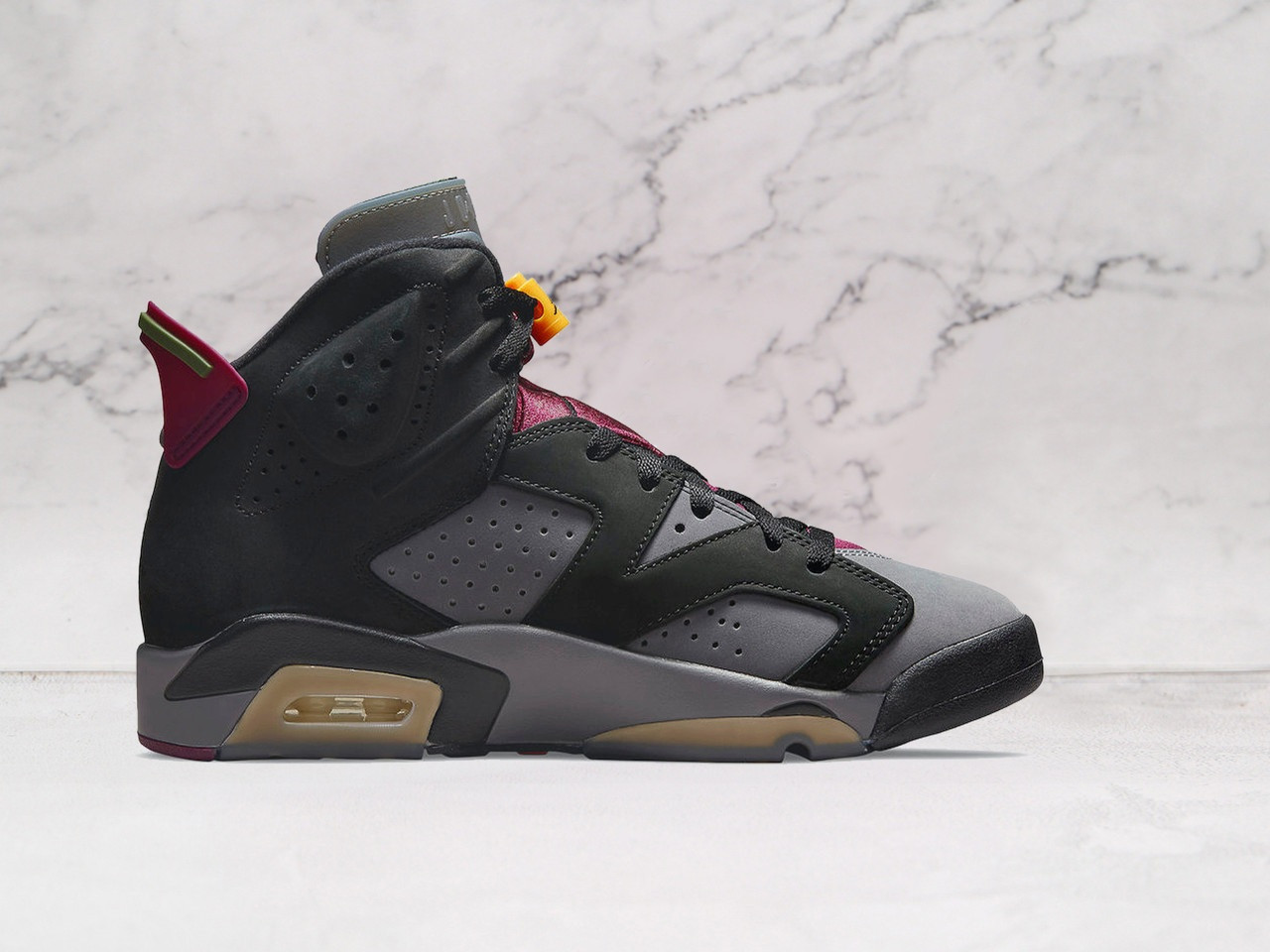 Air Jordan 6 Retro 'Bordeaux' – Premium Upper with Bordeaux Accents