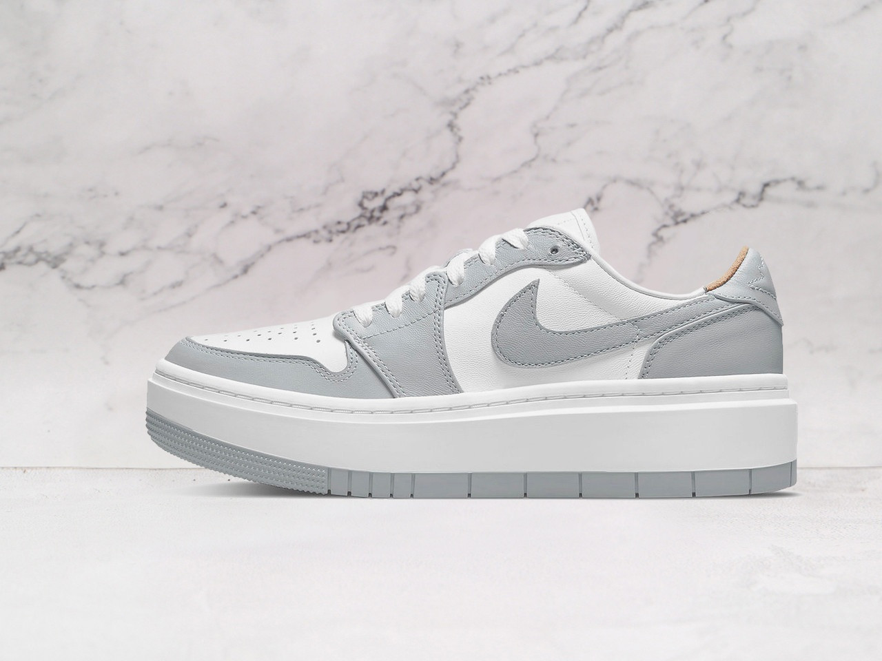 Air Jordan 1 Elevate Low 'Wolf Grey' – Women's Platform Sneaker