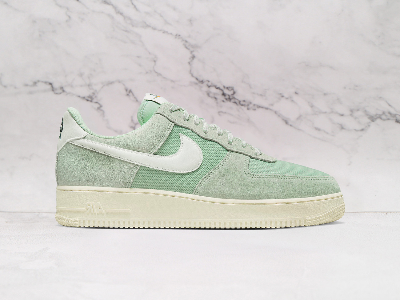 Air Force 1 Certified Fresh Enamel Green – Green Canvas and Suede Sneaker