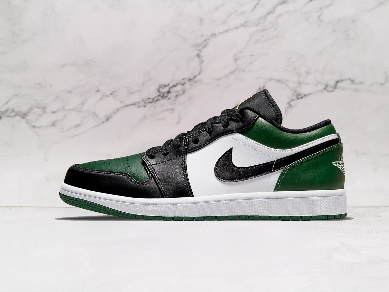 Nike Air Jordan 1 Low "Noble Green Toe" – Bold Colorway