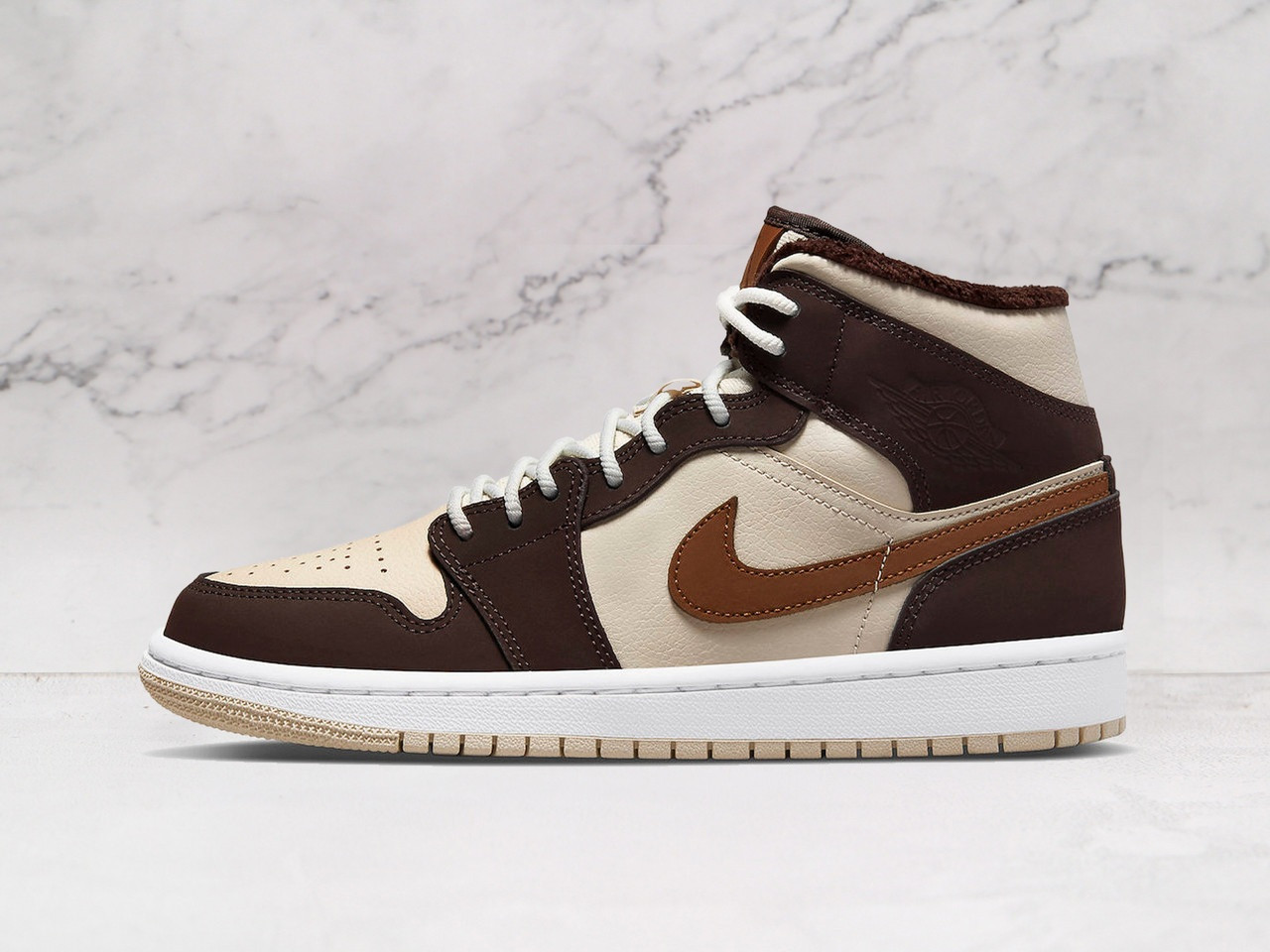 Air Jordan 1 Mid SE Brown Basalt Oatmeal