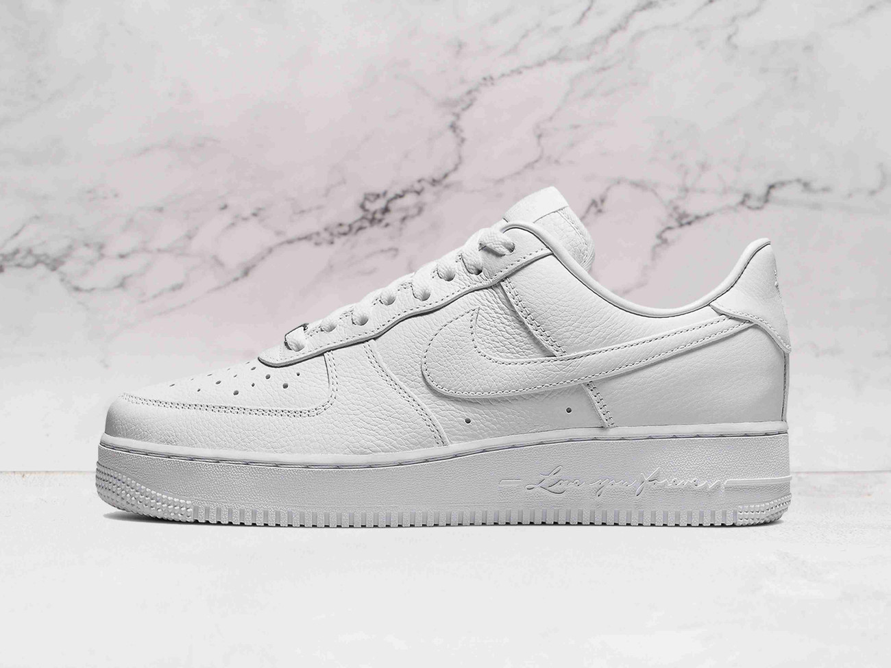 Drake Air Force 1 NOCTA white leather sneaker