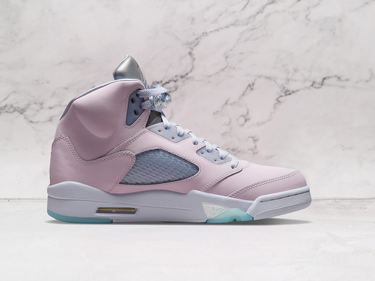 Air Jordan 5 Easter – Premium Leather and Suede Upper